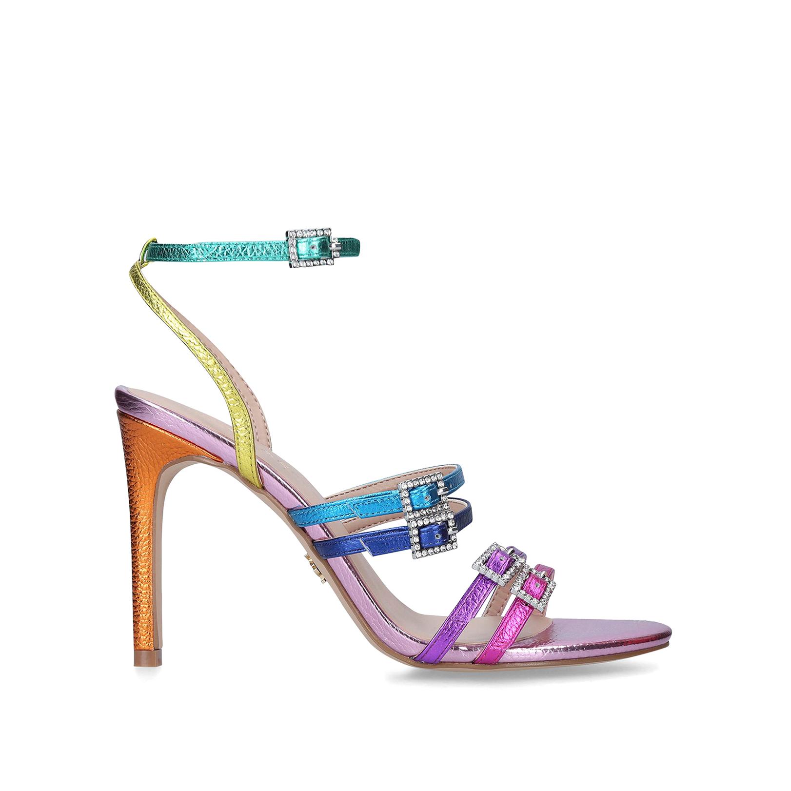 PIERRA Rainbow Stiletto Heel Sandals
 by KURT GEIGER LONDON