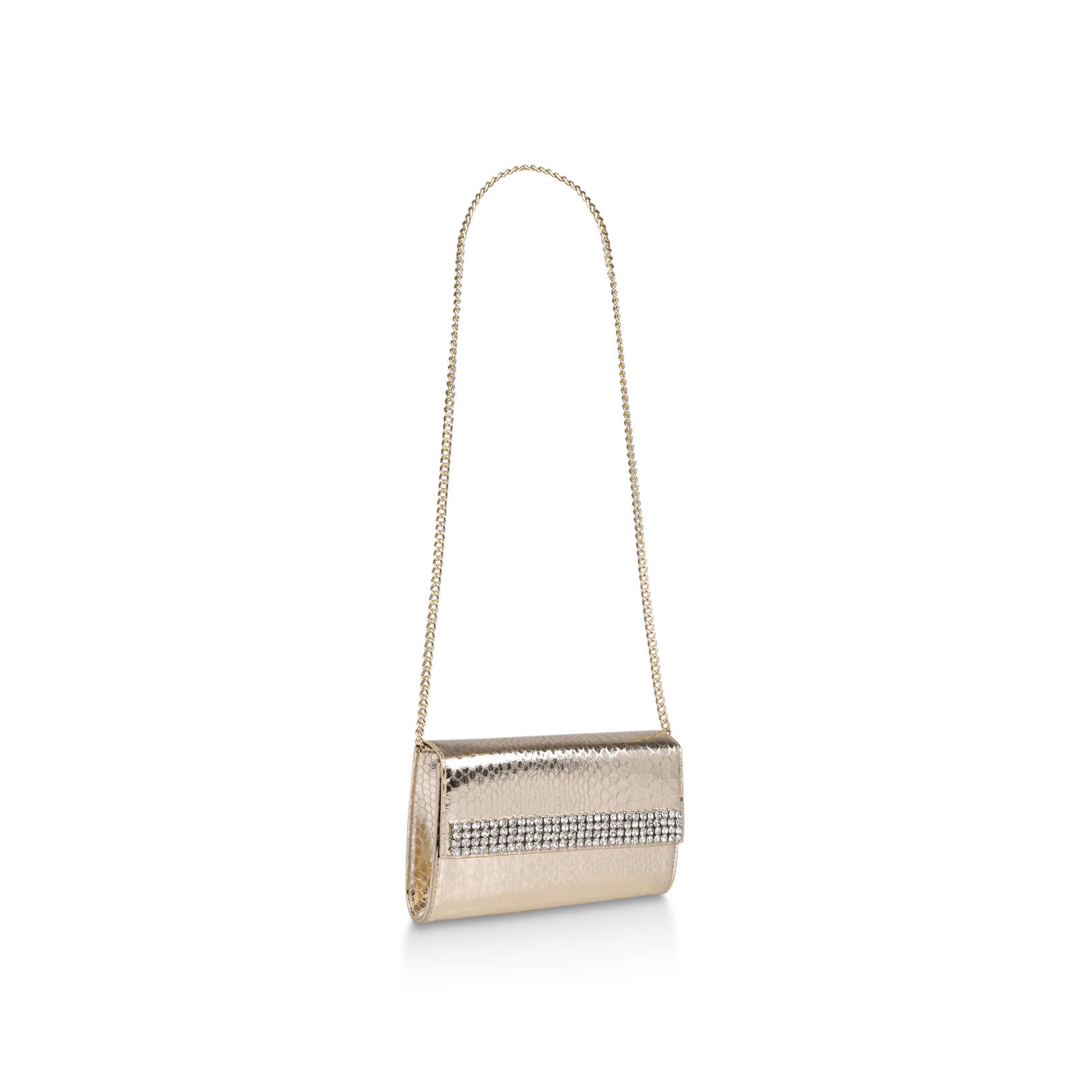 carvela gold bag