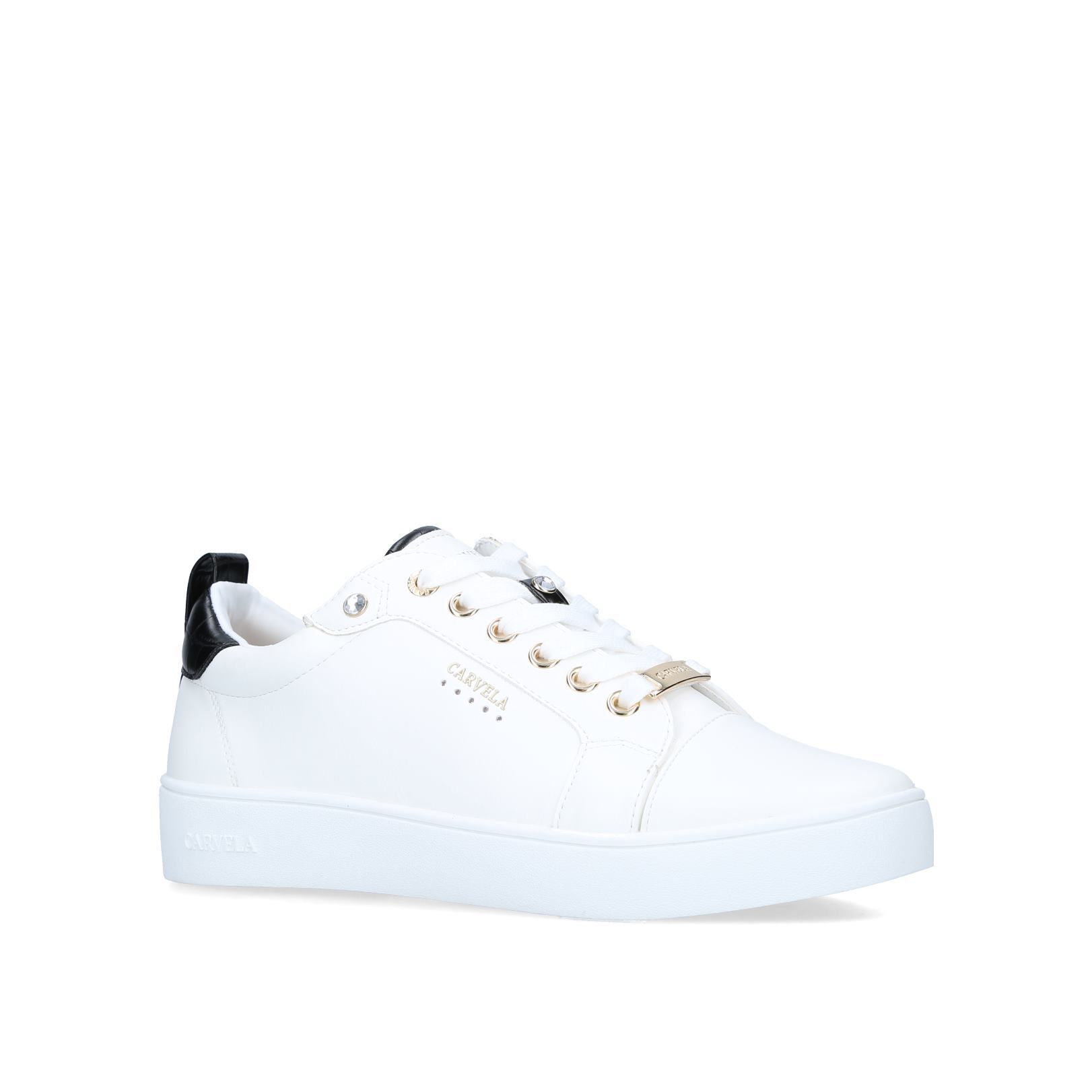 carvela joyful black trainers
