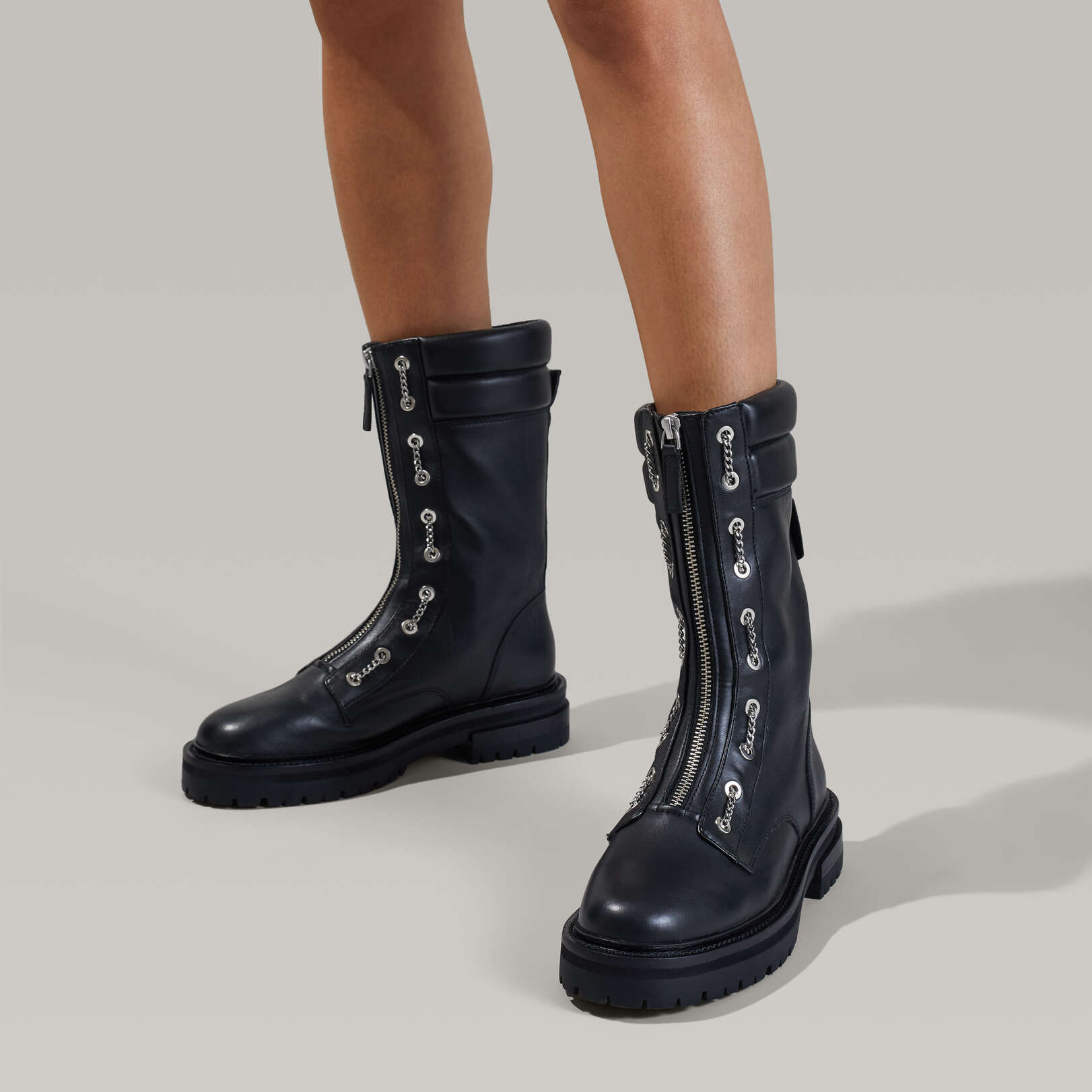 kurt geiger chain boots