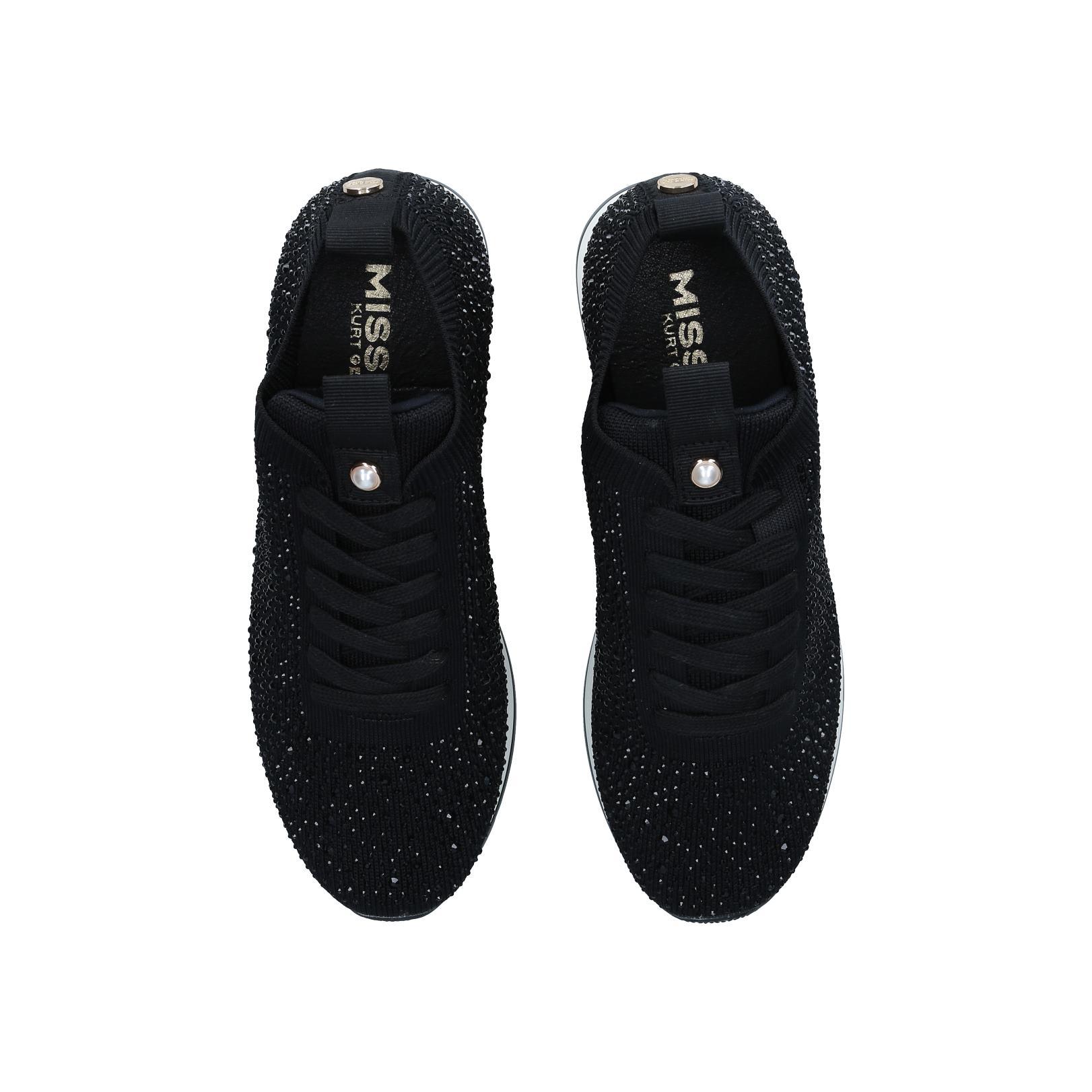 miss kg black trainers