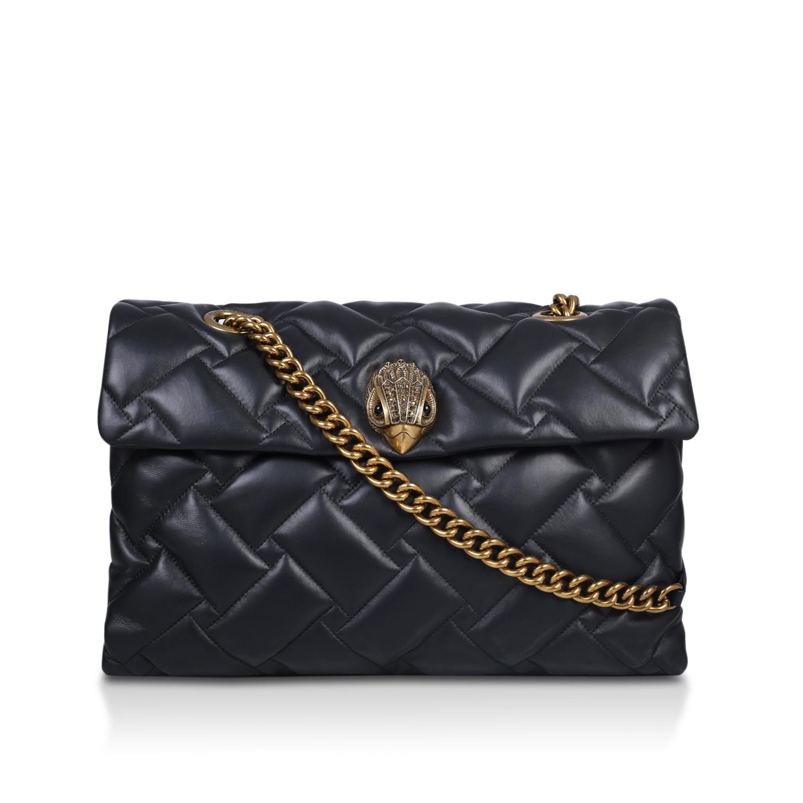 Macro Kensington Soft Bag Black Quilted Leather Oversized Bag By Kurt ...