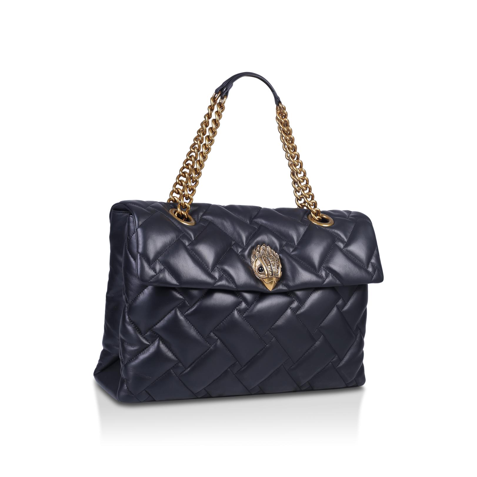 Macro Kensington Soft Bag Black Quilted Leather Oversized Bag By Kurt ...