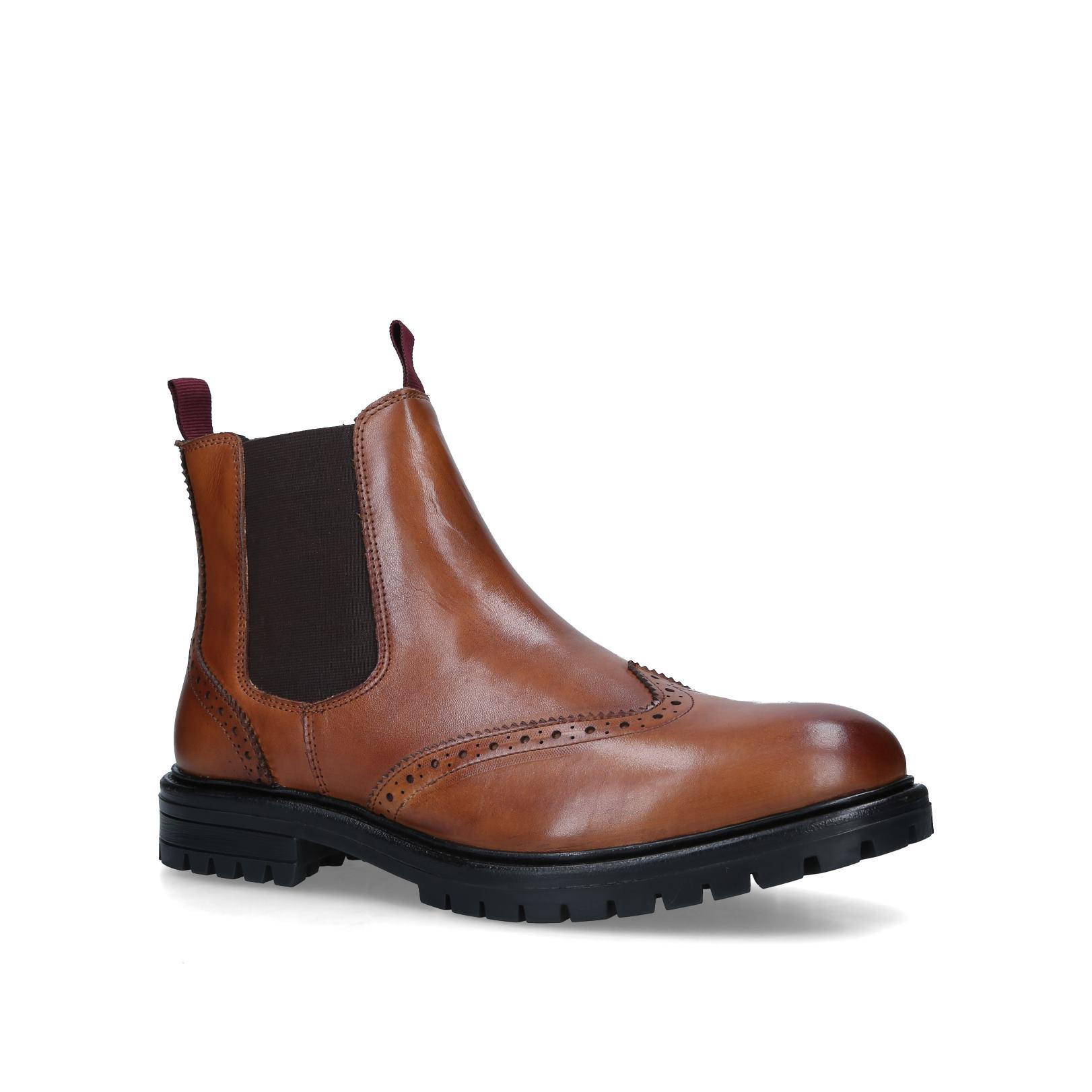 kurt geiger tan terry pull on boot