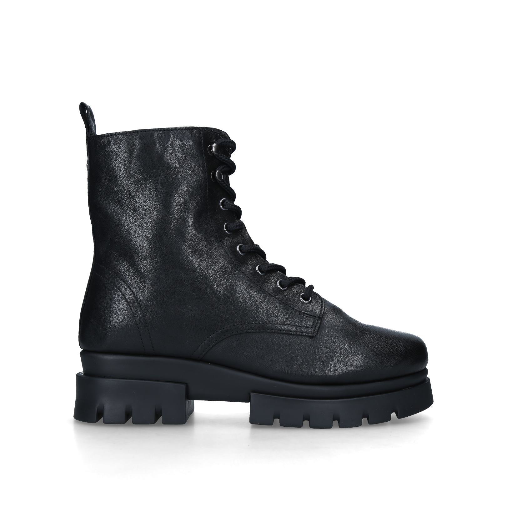 carvela 5 step lace up boot