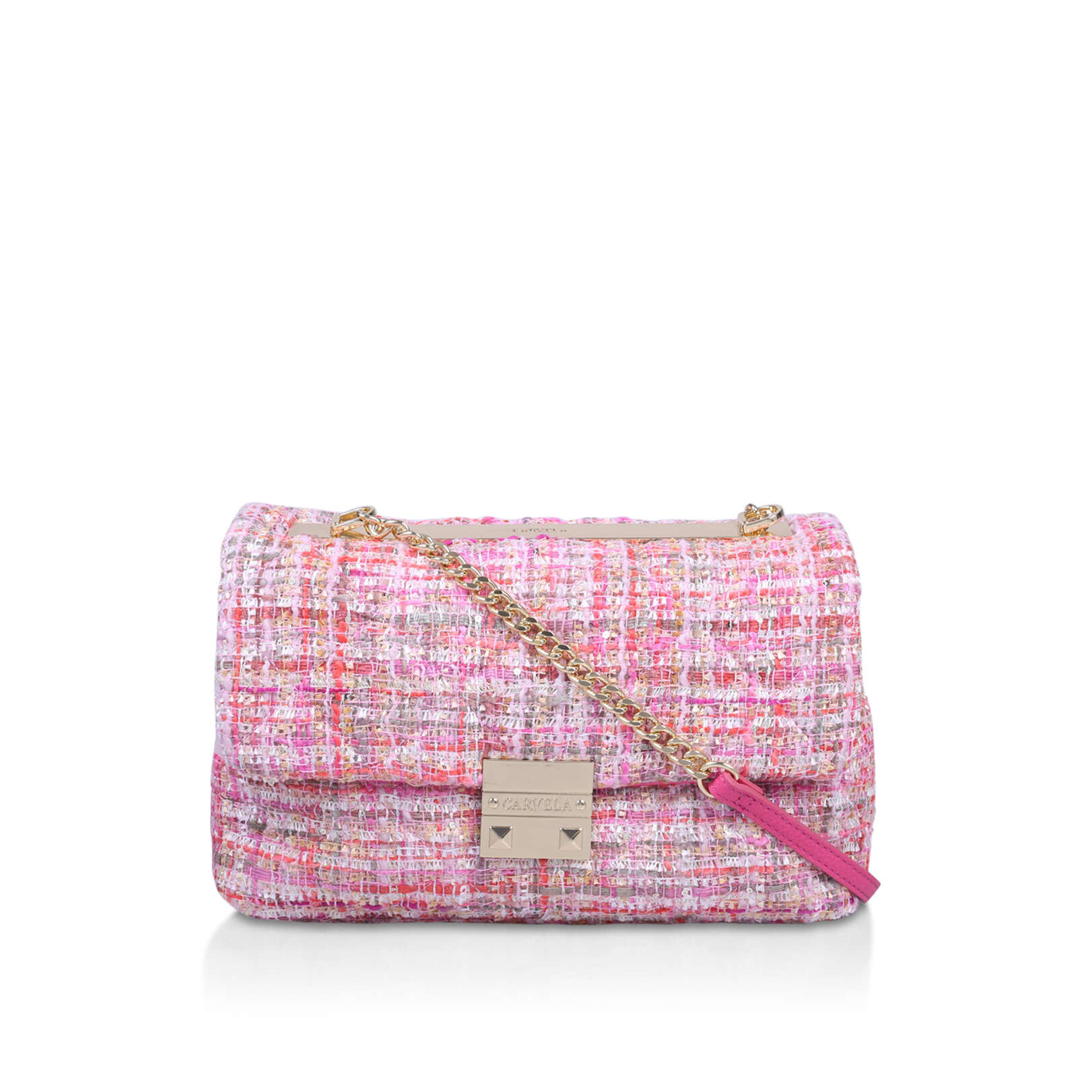 carvela harper quilted shoulder bag