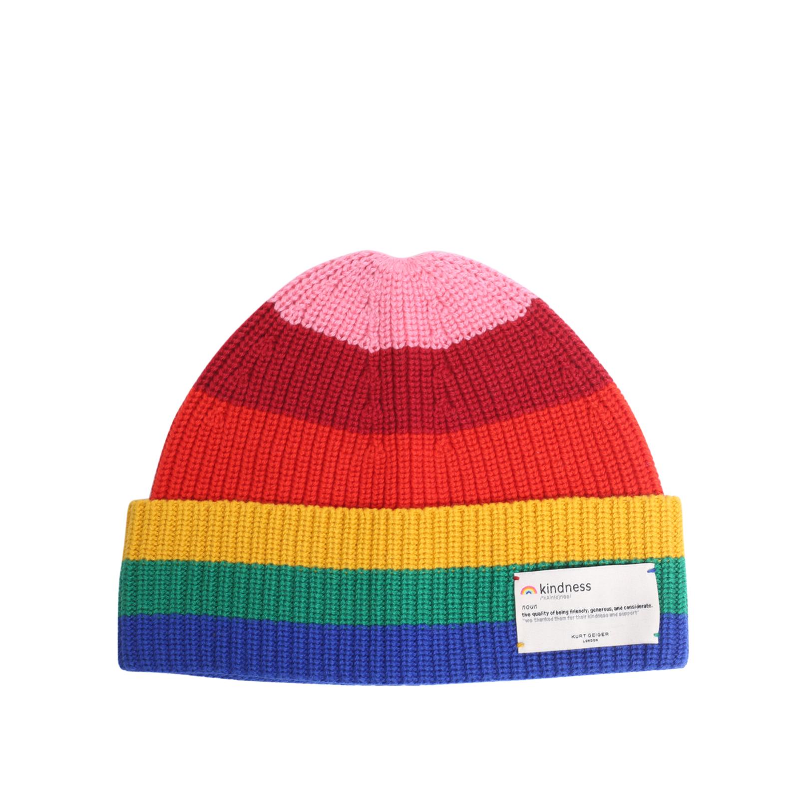 rainbow beanie hat