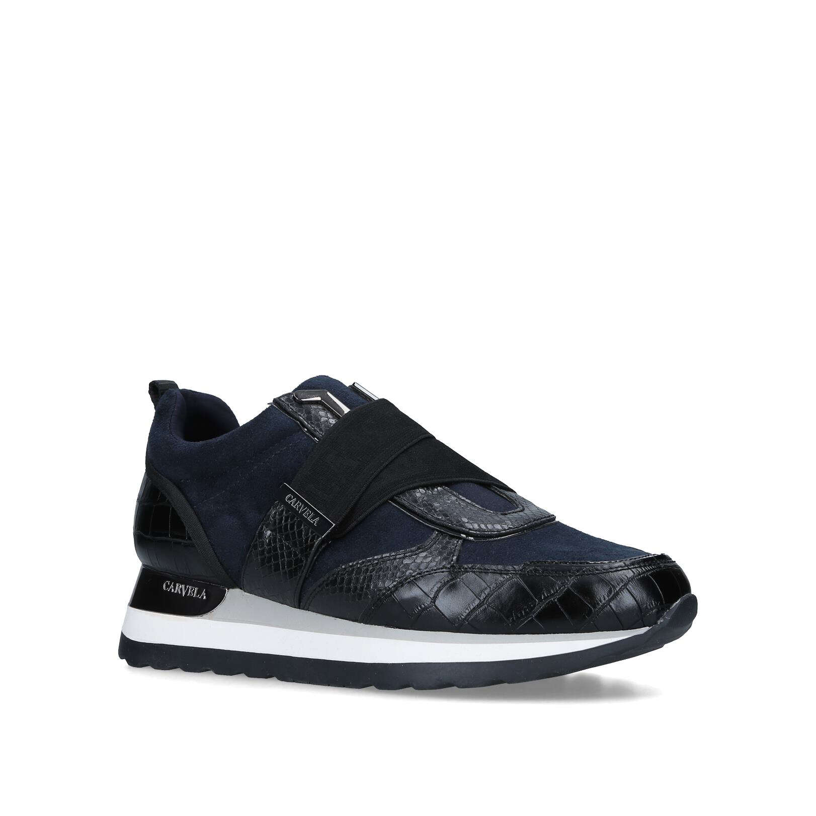 carvela joyful black trainers