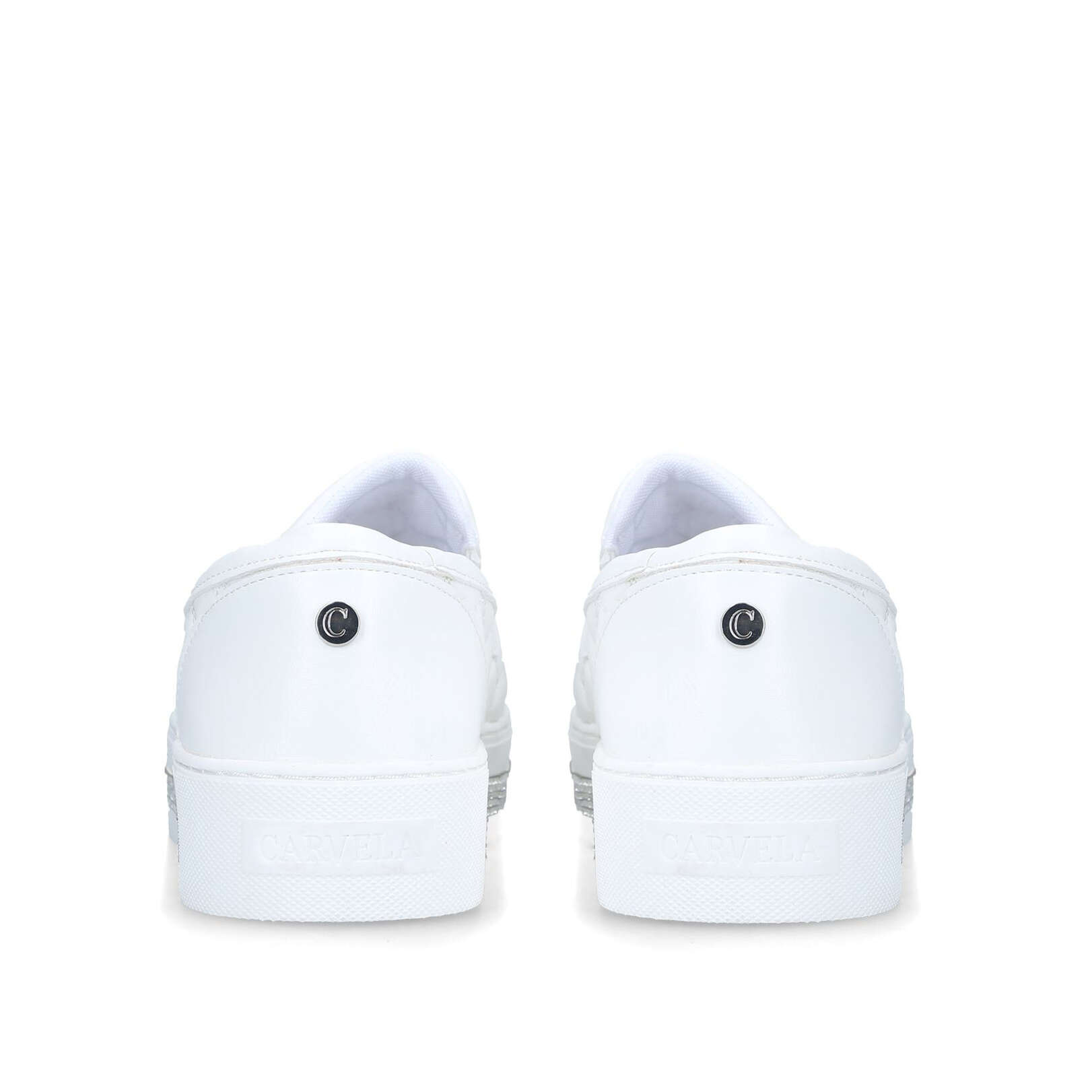 quilted slip on trainers