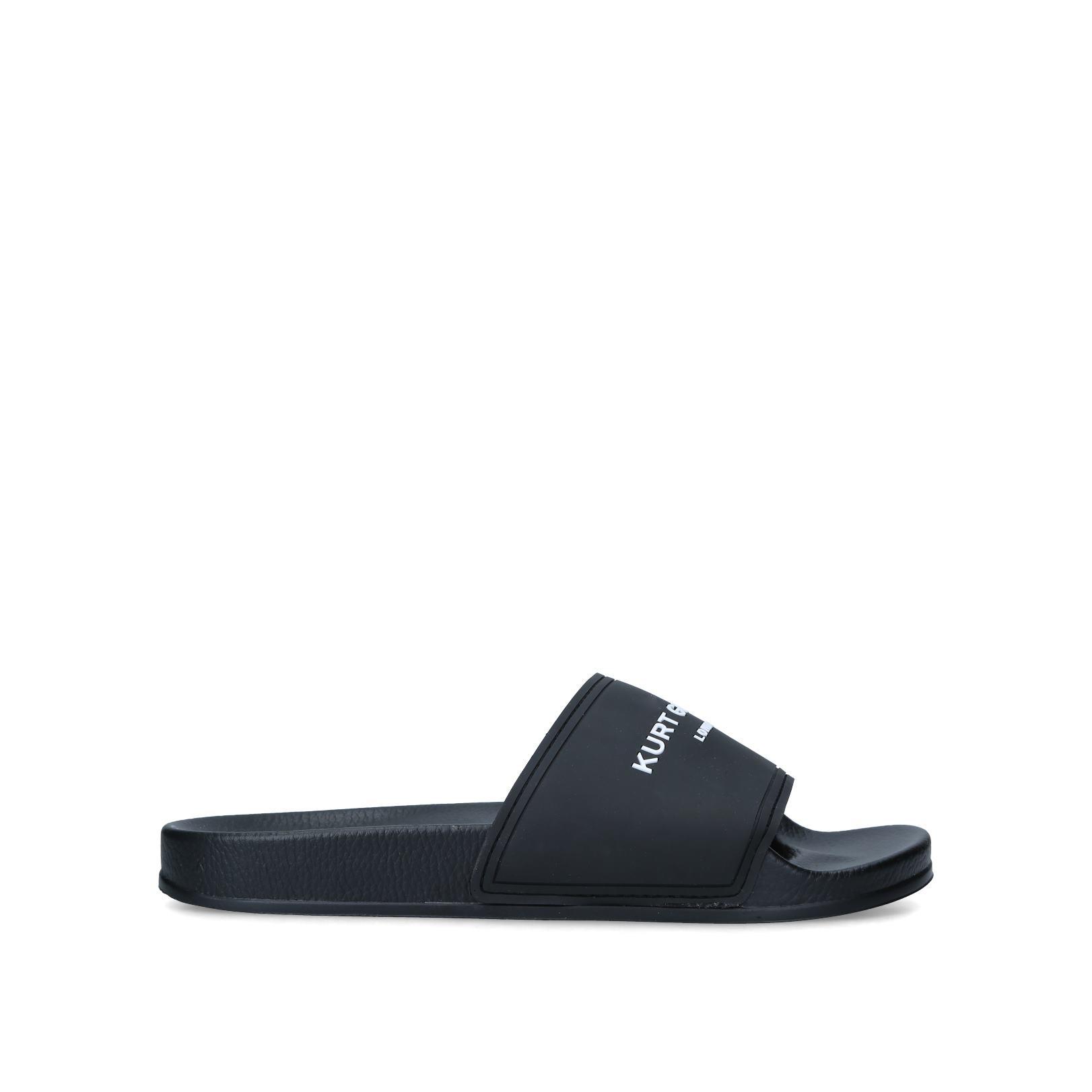 KGL POOL SLIDER Black Pool Sliders by KURT GEIGER LONDON