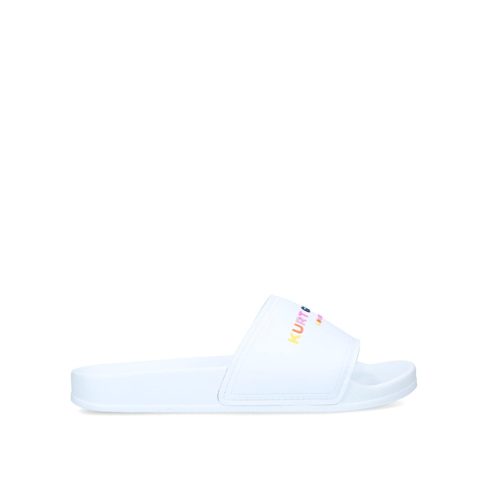 KGL POOL SLIDER White Pool Sliders by KURT GEIGER LONDON