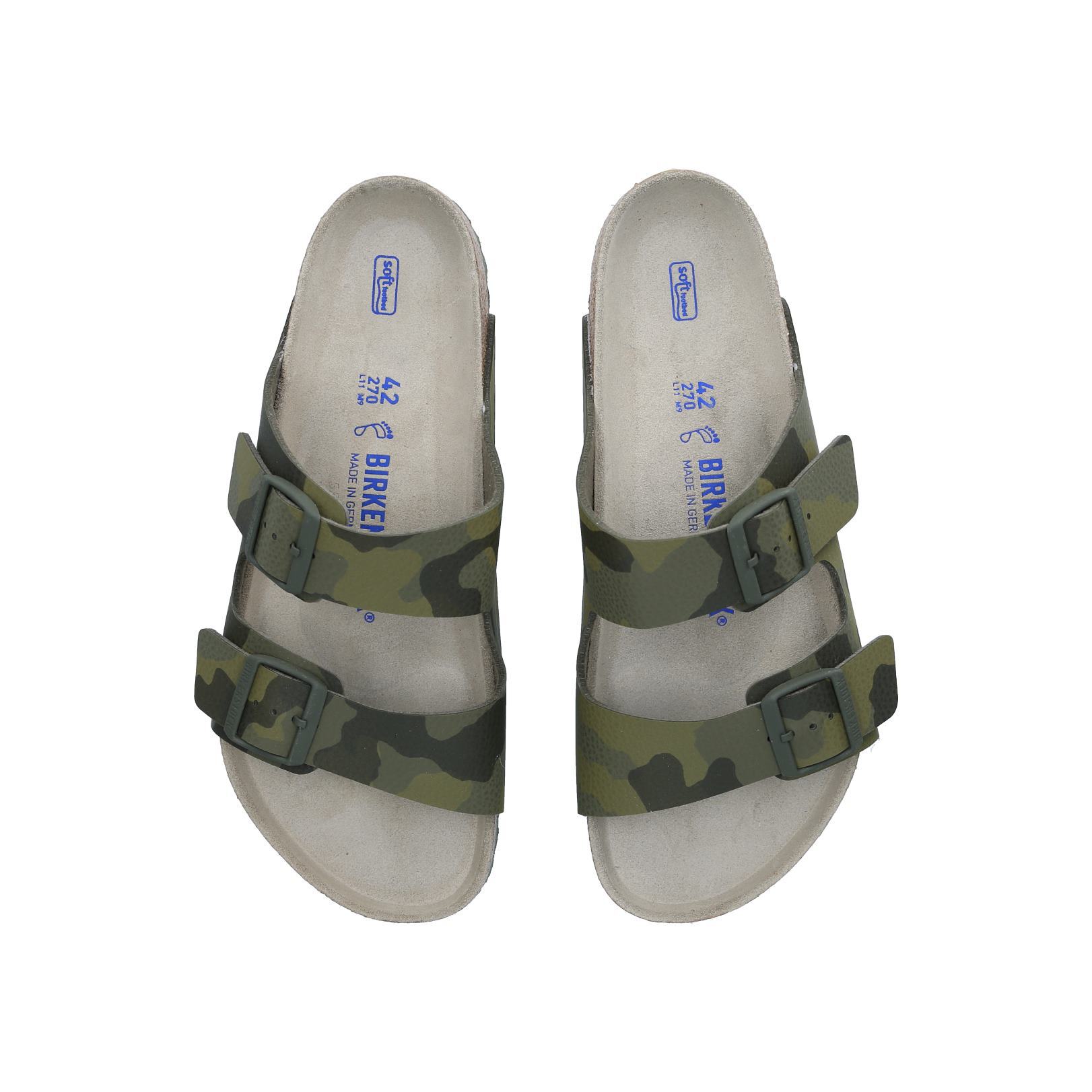 camo birkenstock sandals