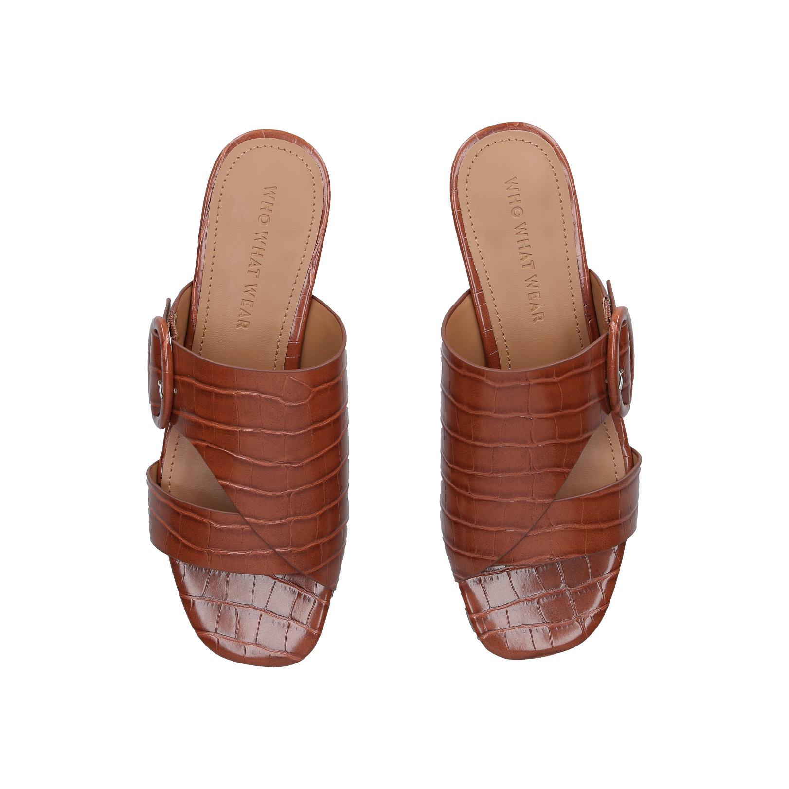 charli flat slide sandals