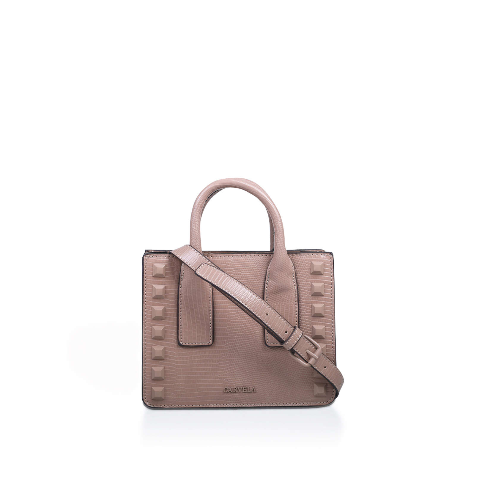 carvela structured tote bag