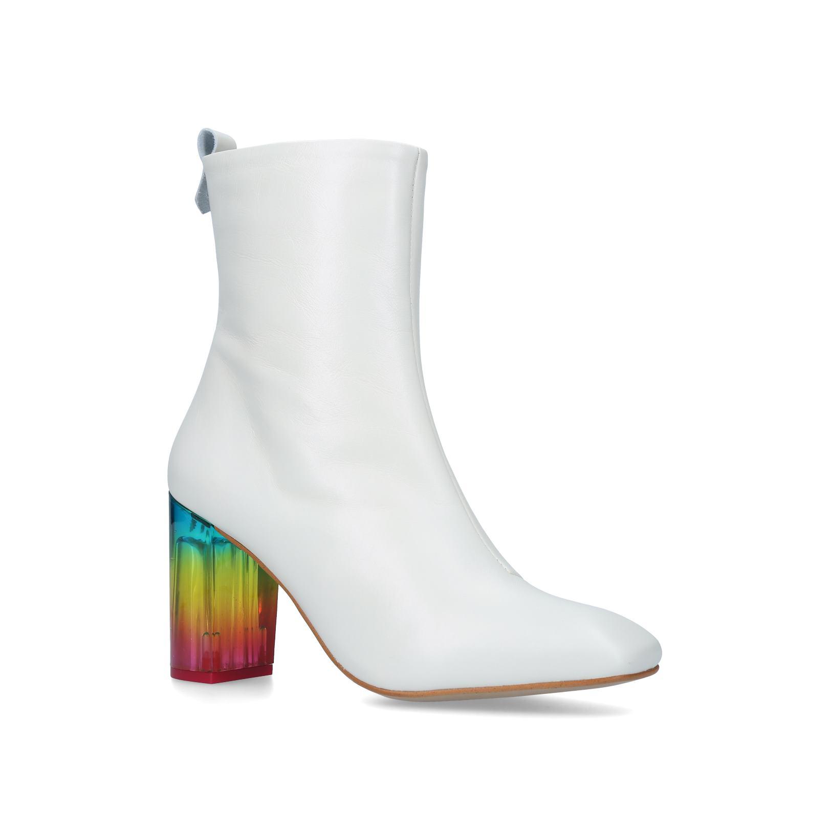 kurt geiger strut boots white