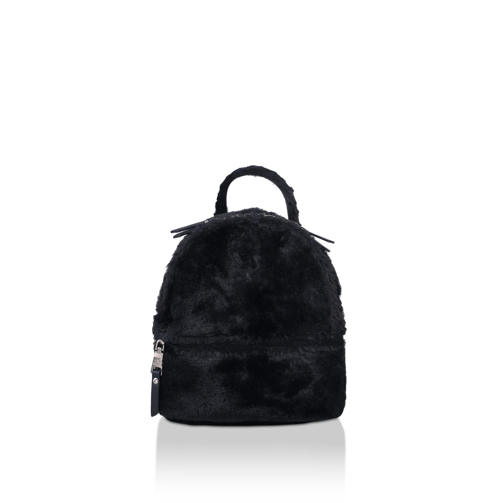 steve madden fur backpack