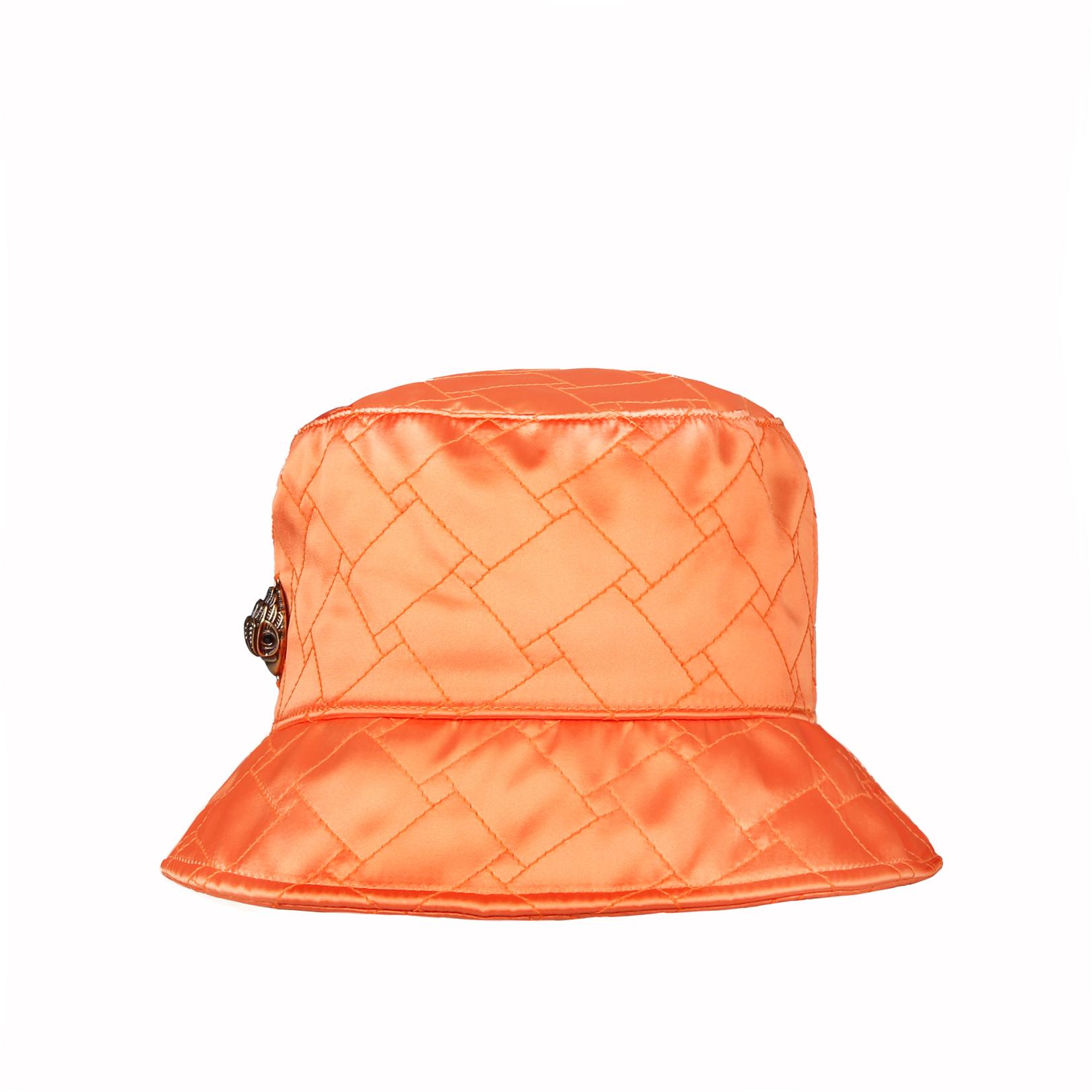 KENSINGTON BUCKET HAT Orange Quilted 
