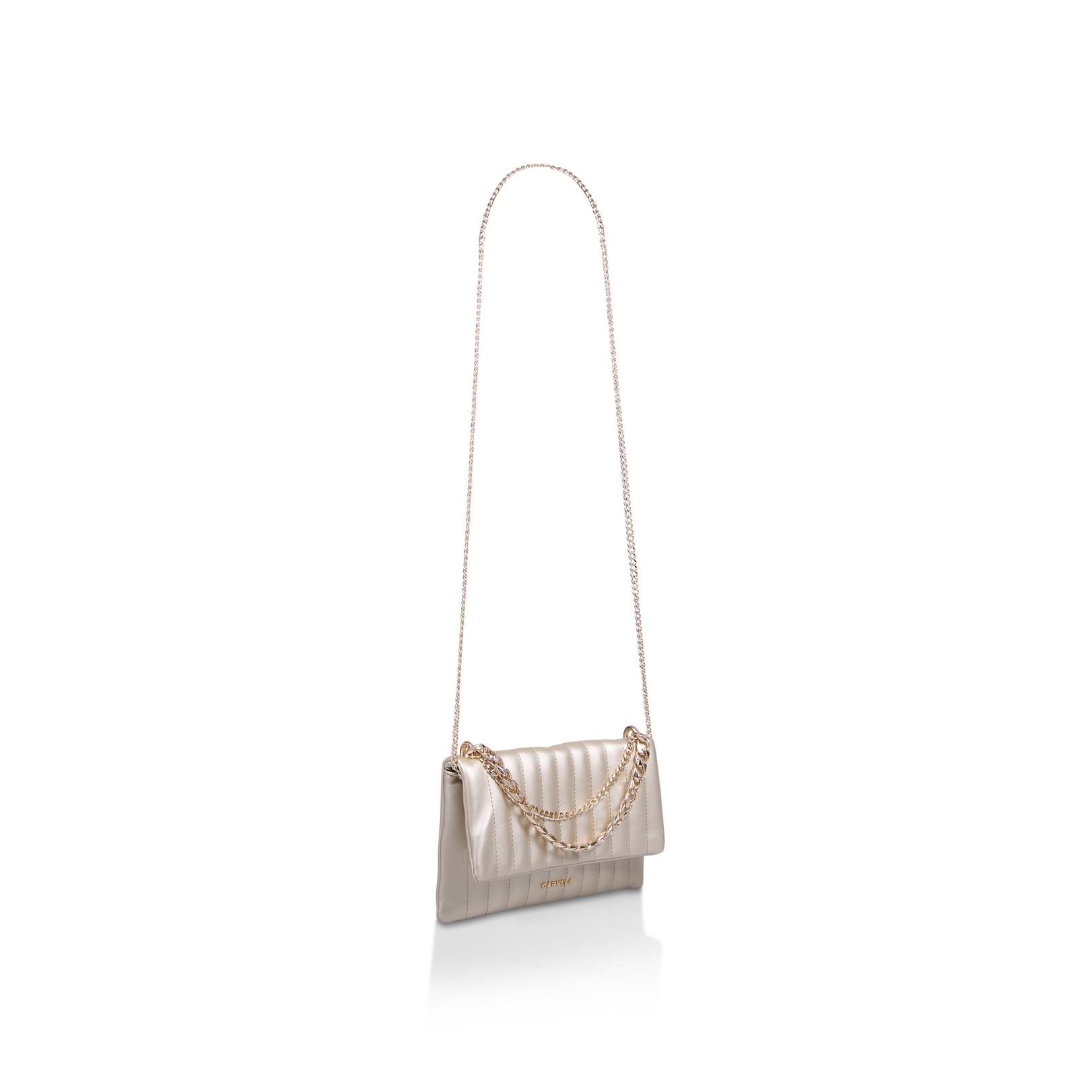carvela white clutch bag
