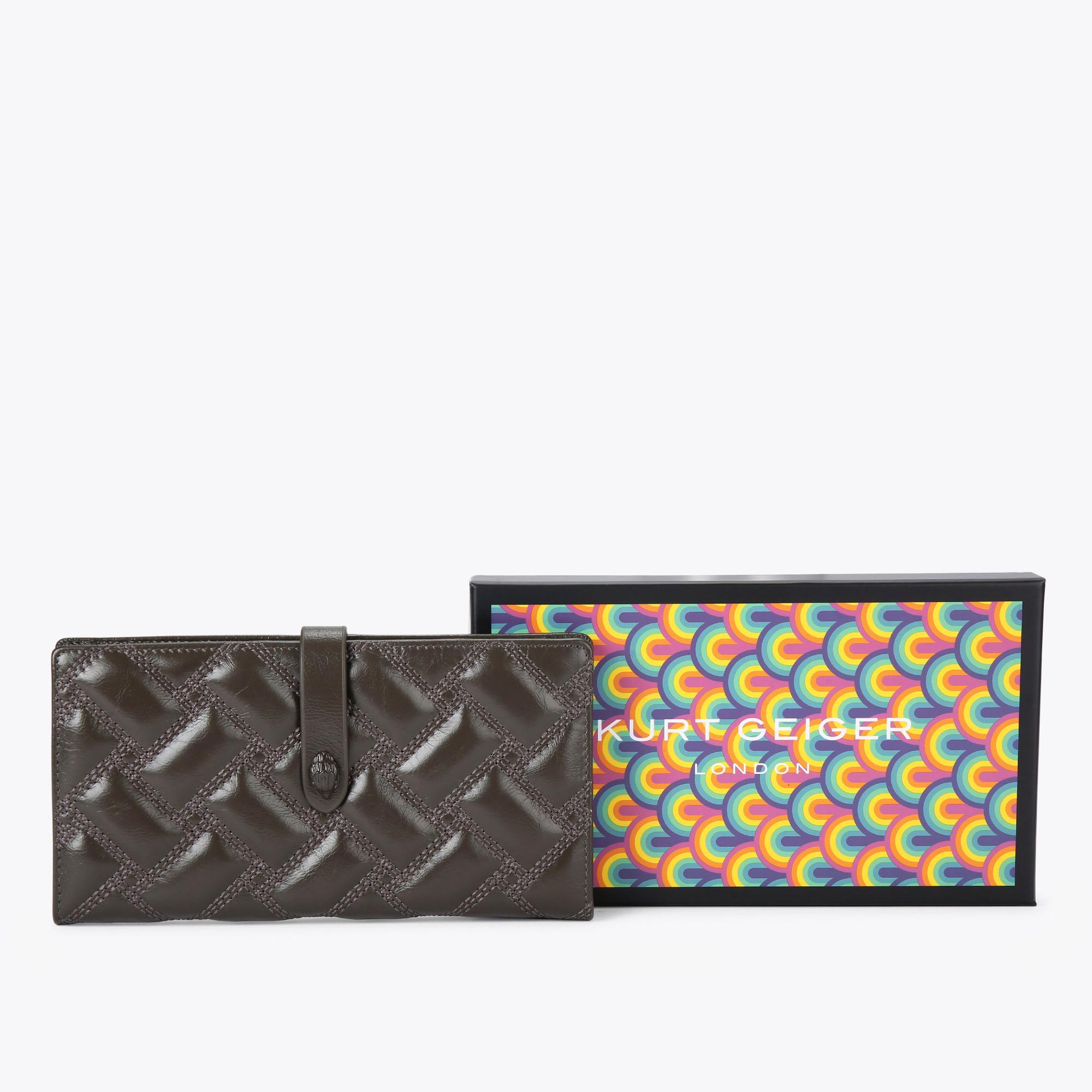 KURT GEIGER LONDON Kensington Quilted Leather Bifold Wallet