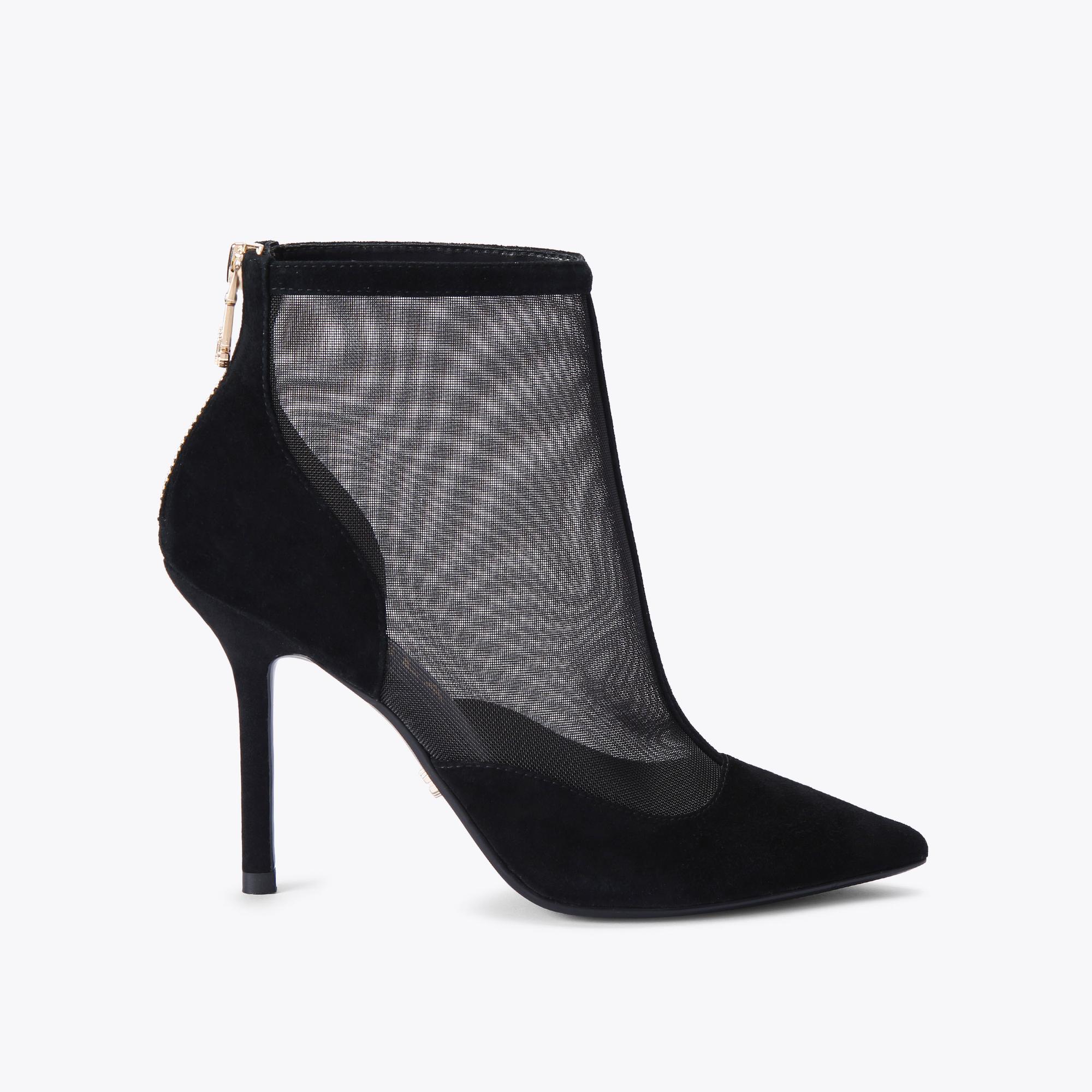 Mesh on sale ankle booties