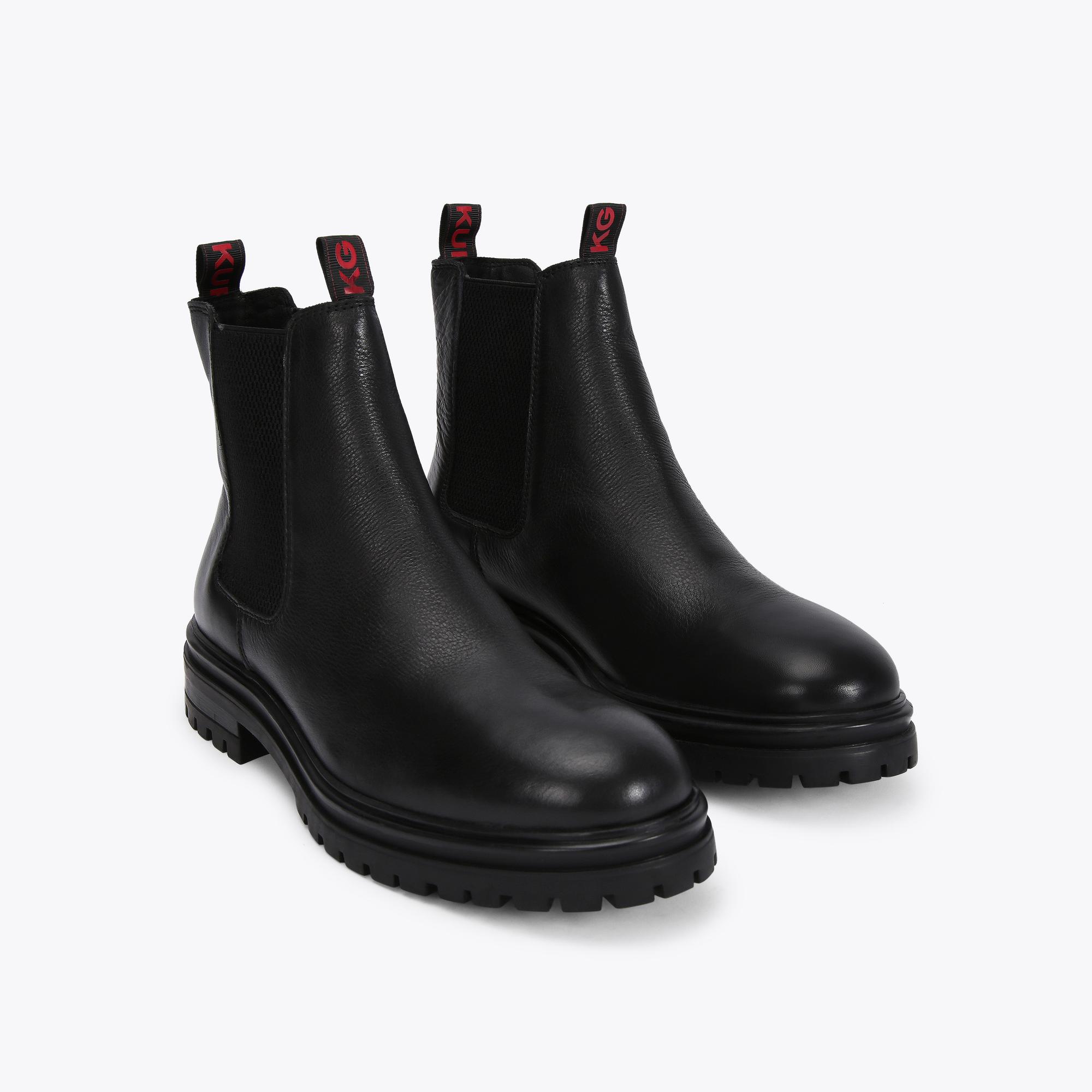 kurt geiger mens black chelsea boots