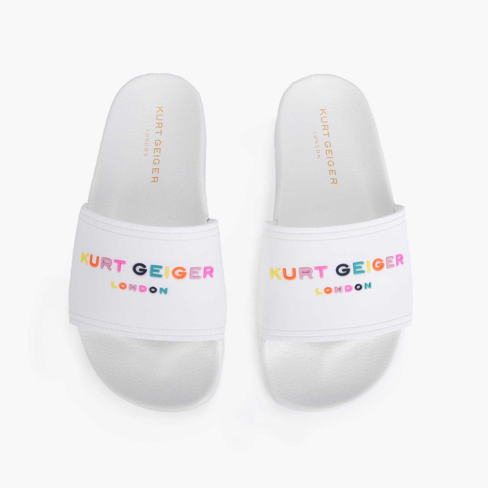 kurt geiger rainbow sliders