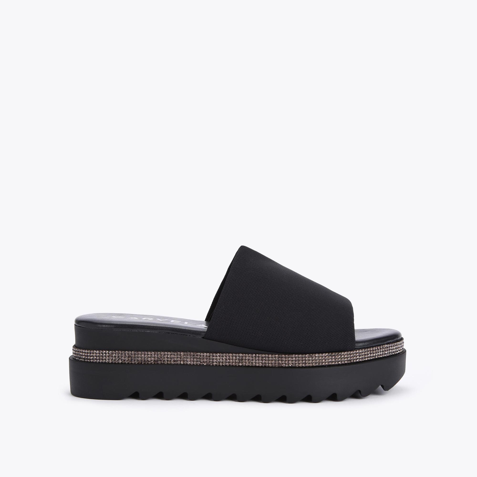 carvela black mules