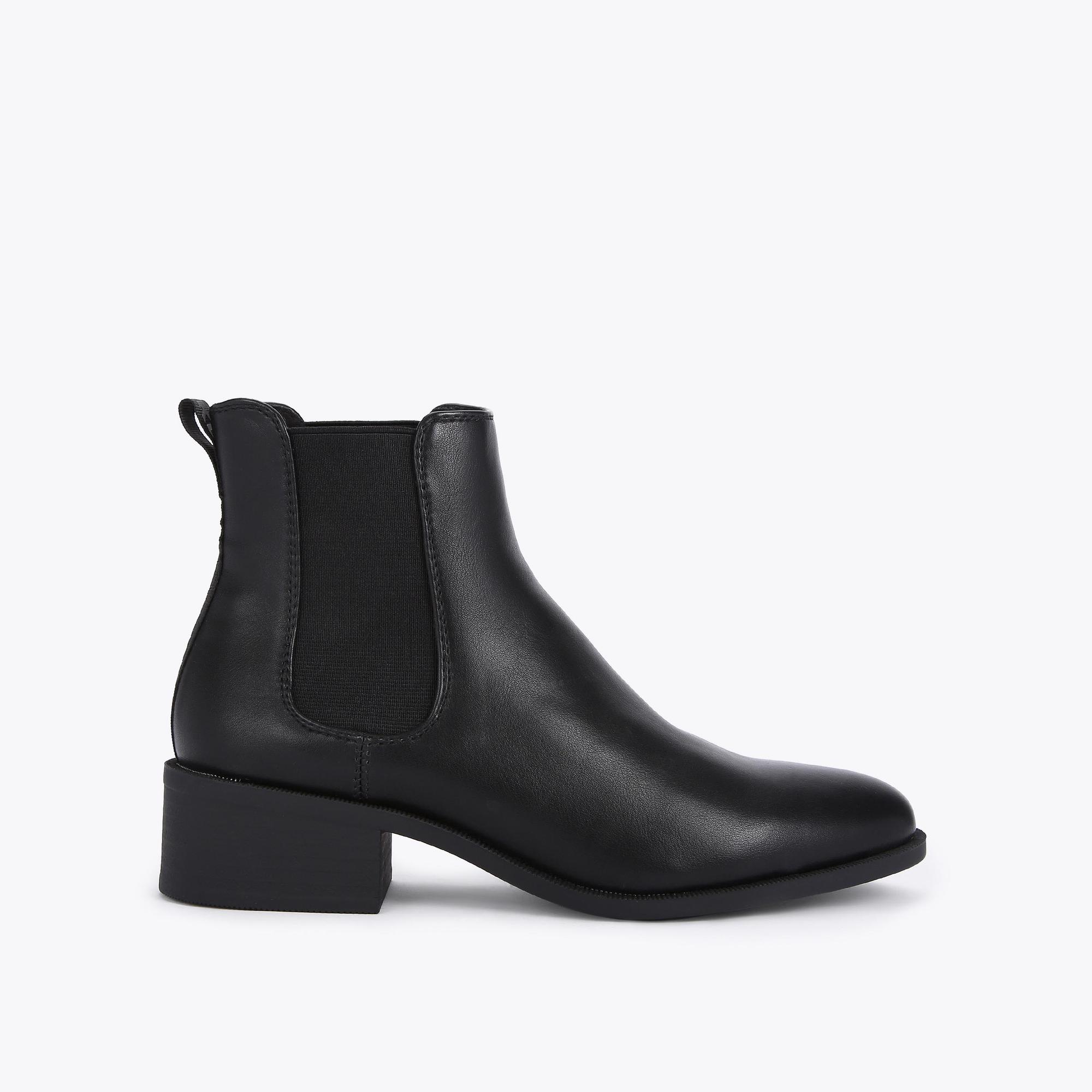 kurt geiger black flat boots