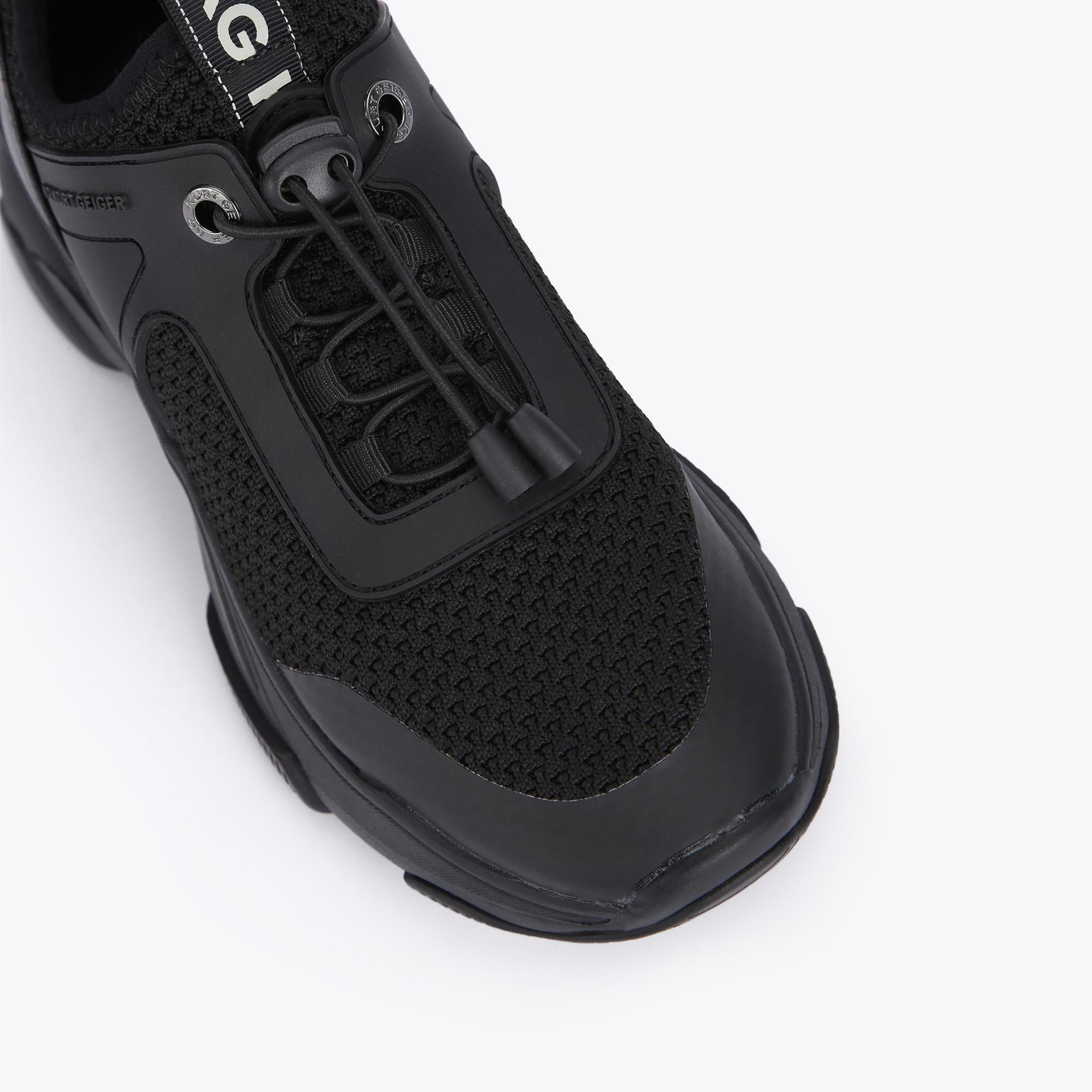 Kurt geiger black womens trainers