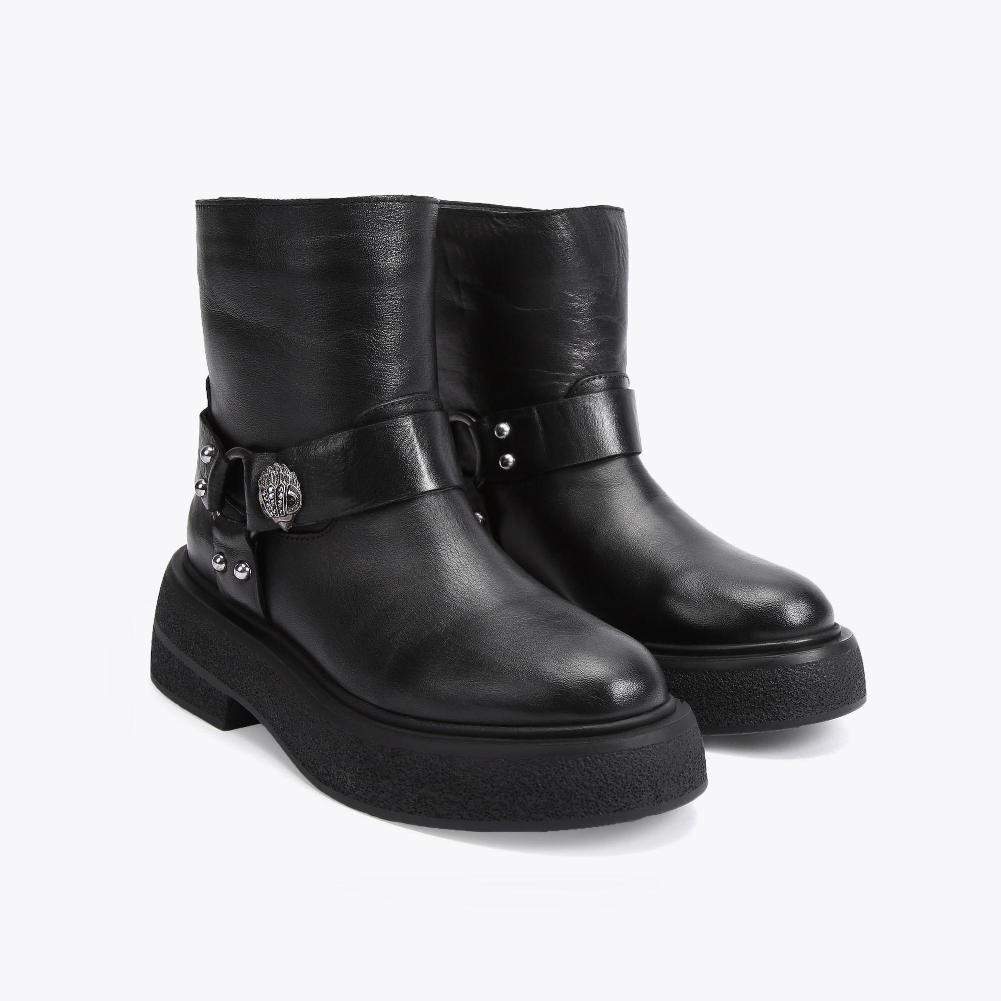 Biker Boots Women S Leather Ankle Boots Kurt Geiger