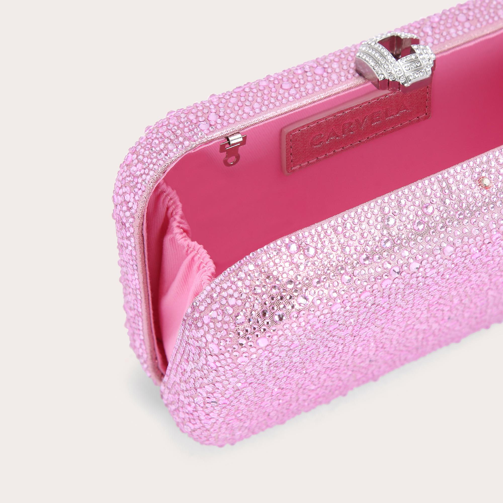 SYMMETRY CLUTCH Pink Clutch Bag by CARVELA