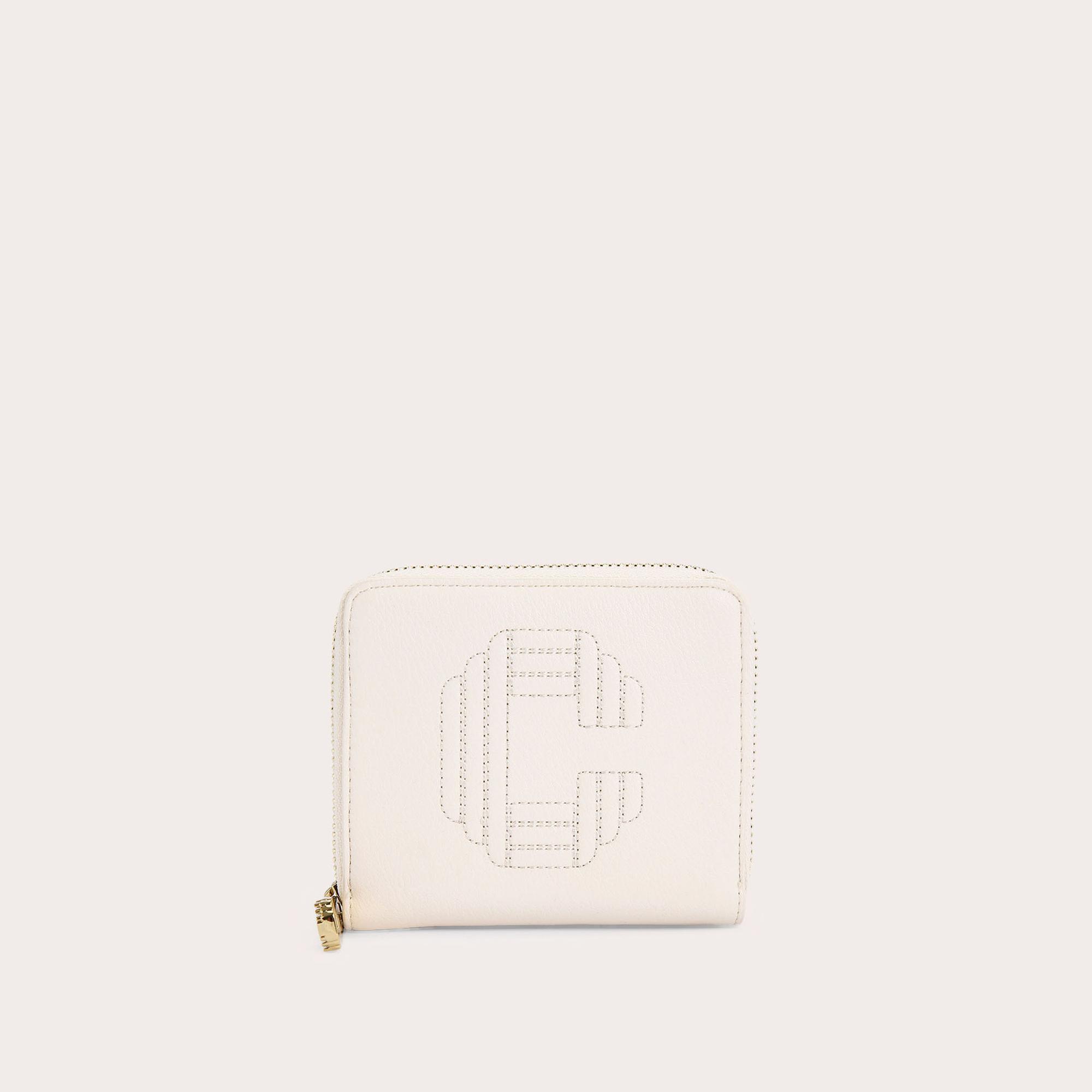 BURBERRY Colour block check zip card case