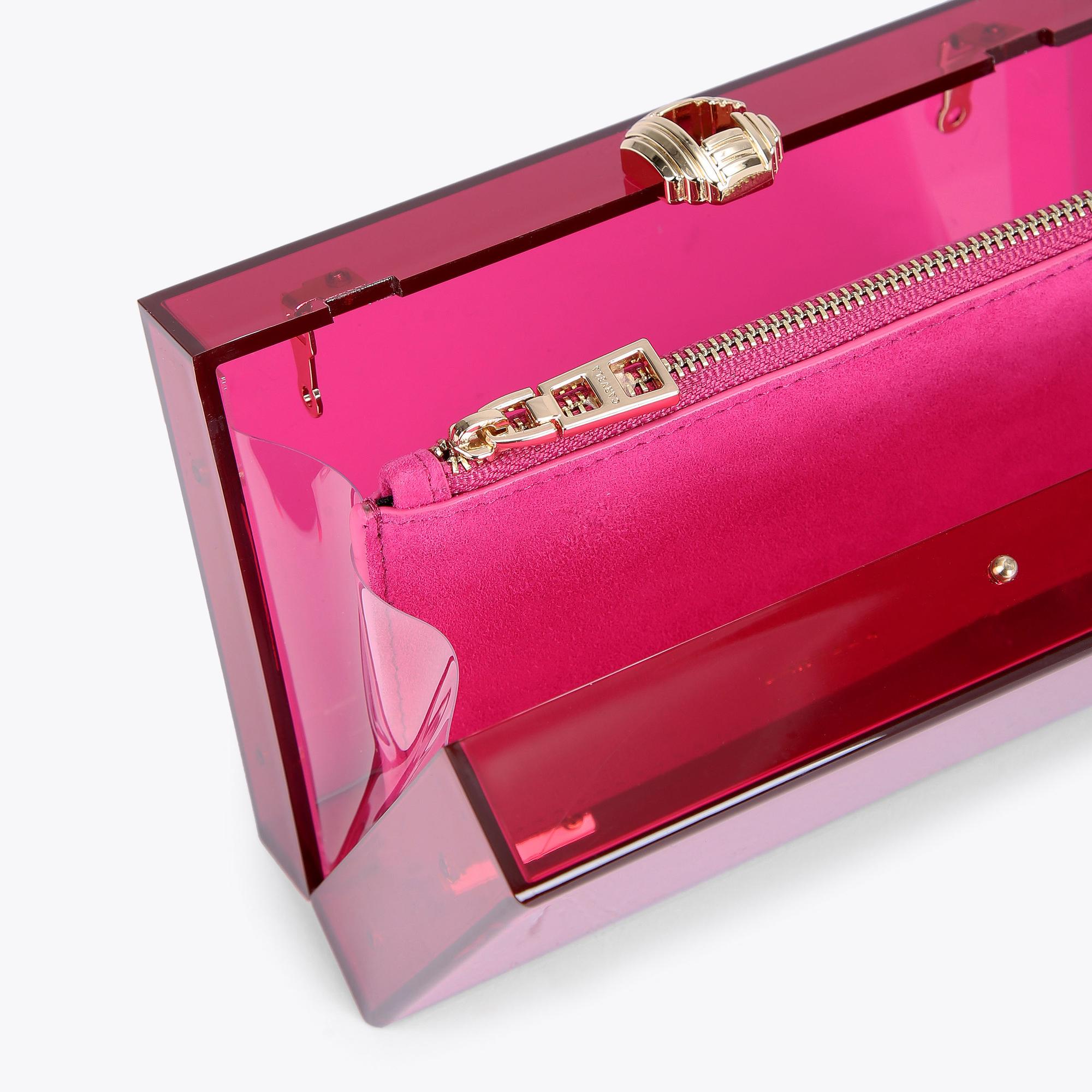 Carvela red new arrivals clutch bag