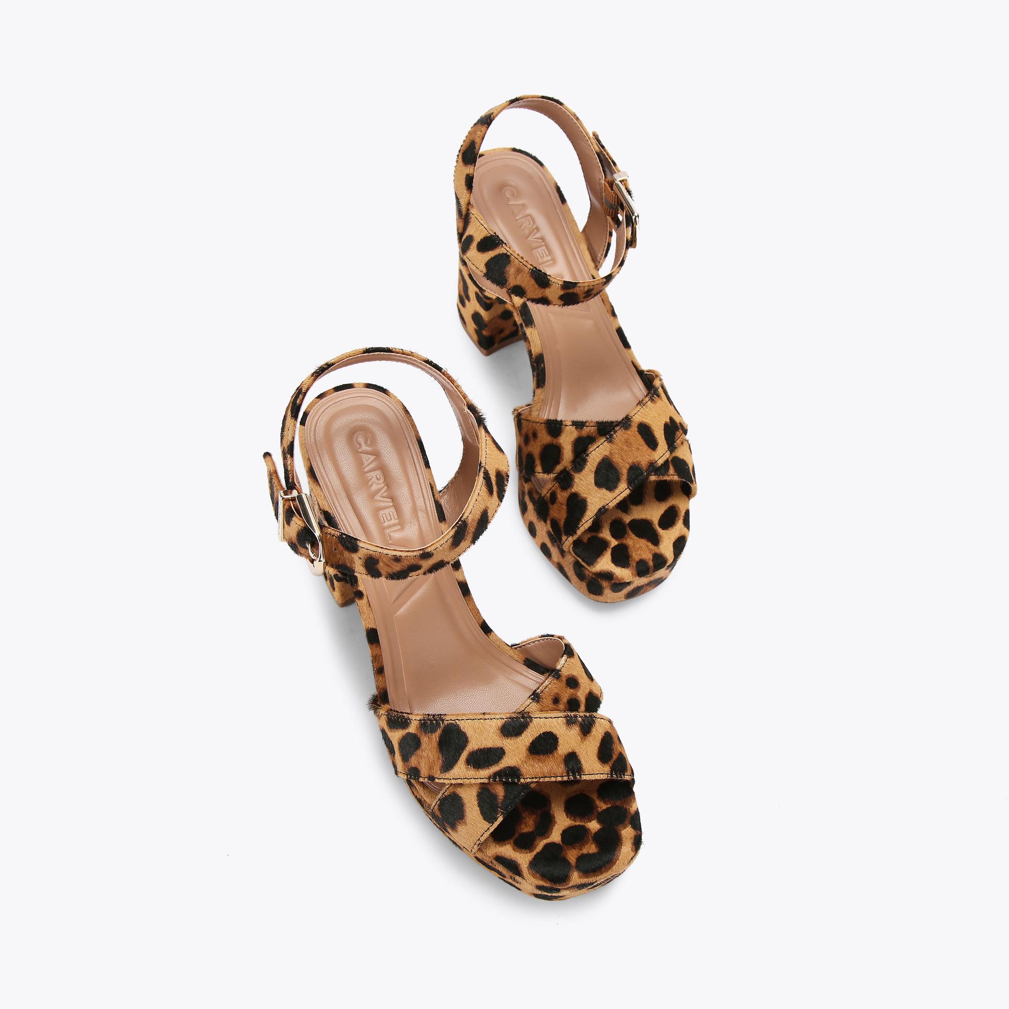 Carvela leopard print new arrivals sandals