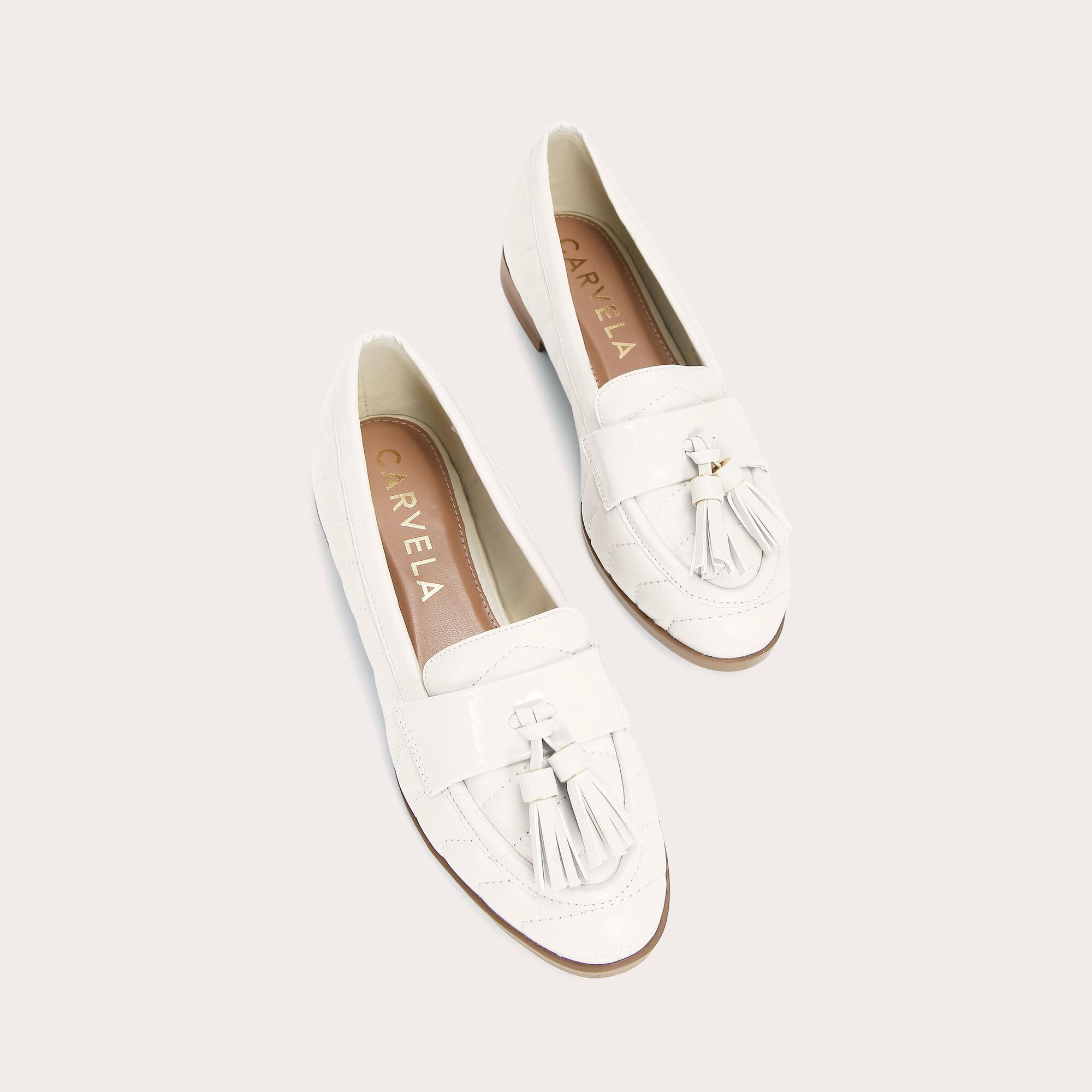Carvela leather on sale tassel loafer