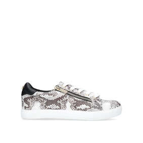 carvela leopard print trainers