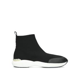 kurt geiger black glitter trainers