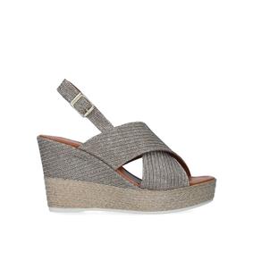 grey wedge heels