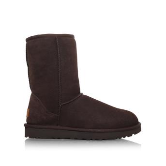 Short Choc Ii Brown Flat Calf Boots from UGG