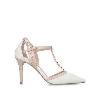 Kankan Cream Mid Heel Court Shoes from Carvela