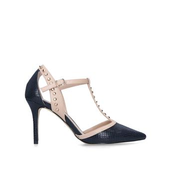 Kankan Navy Mid Heel Court Shoes from Carvela