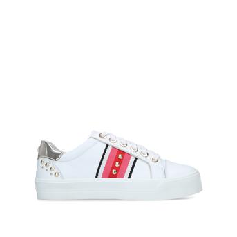 Lax White Leather Low Top Trainers from Carvela