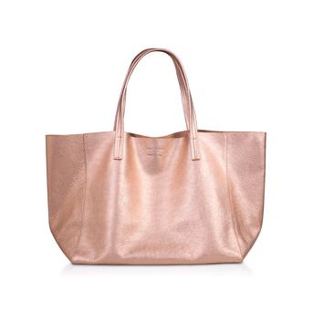 Violet Horizontal Tote Metallic Tote Bag from Kurt Geiger London