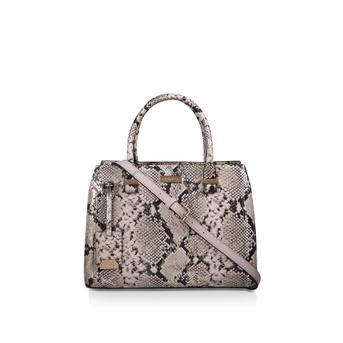 Holly Croc Zip Bag Snake Print Tote Bag from Carvela