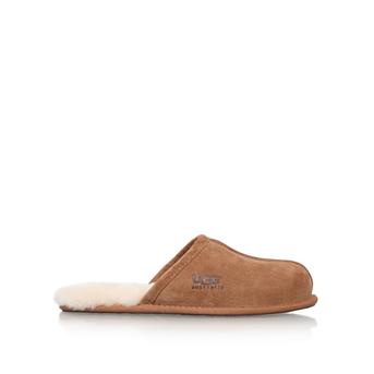 Men S Scuff Brown Suede Slippers from UGG