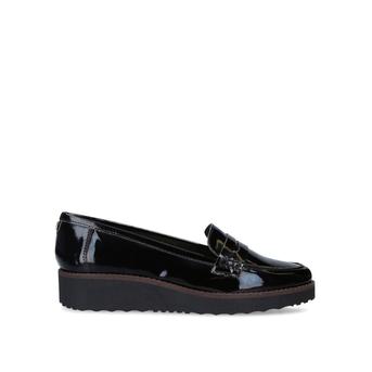 Mile Black Patent Loafer With Penny Trim from Carvela