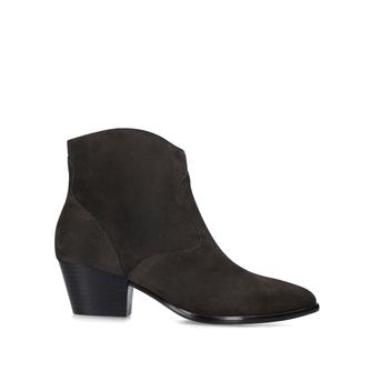 Heidi Bis Grey Block Heel Western Style Ankle Boots from Ash