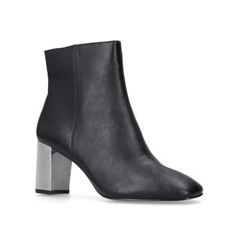 Xarles Black Mid Heel Ankle Boots from Nine West