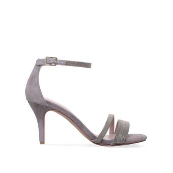 Genesis Grey Low Heel Sandals from Carvela