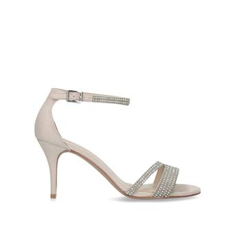 Genesis Nude Mid Heel Sandals from Carvela